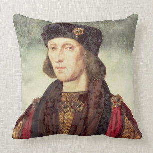 T31778 Portrait of Henry VII (1457-1509) Throw Pillow