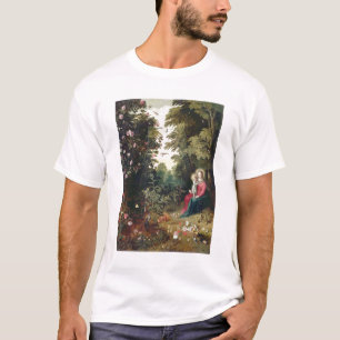 T32789 The Madonna and Child in a Landscape (panel T-Shirt