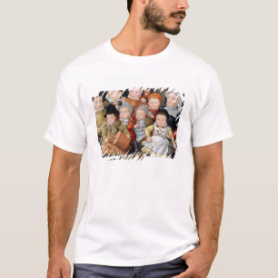 T33337 Portrait of a mother with her eight childre T-Shirt