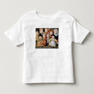 T33337 Portrait of a mother with her eight childre Toddler T-shirt