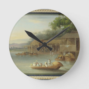 T33508 A Riverside Dwelling, Indo-China (see also Round Clock