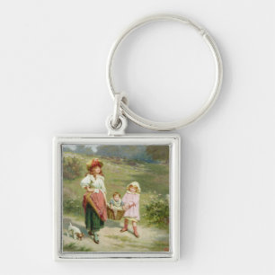 T33572 To Market, To Buy a Fat Pig Keychain