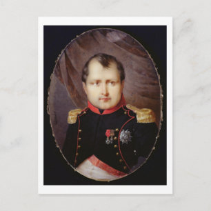 T34002 Portrait Miniature of Napoleon I (1769-1821 Postcard