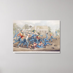 T34890 Football, engraved by George Hunt, 1827 (aq Canvas Print