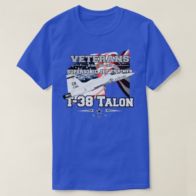 T38 Talon supersonic jet trainer T-Shirt (Design Front)