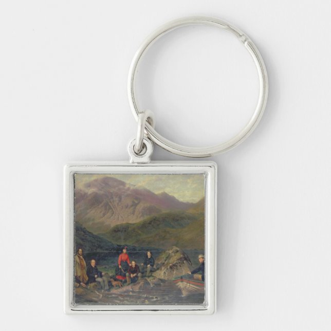 T7833 Fishing at Haweswater Keychain (Front)