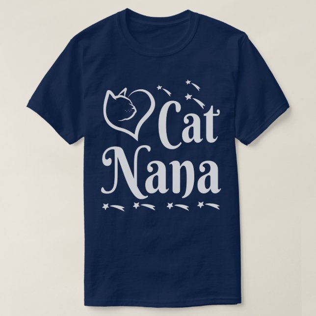 T7Tee Happy Mother Day Cat Nana T-Shirt (Design Front)