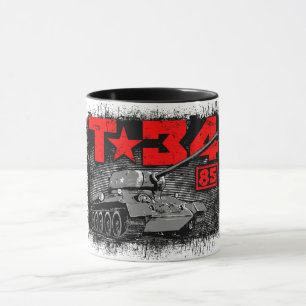 T-34-85 Soviet medium tank Mug