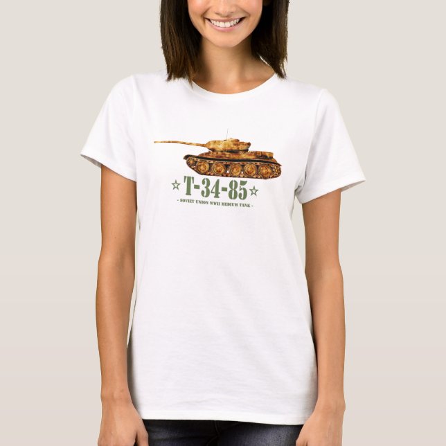 T-34-85 World War Two Soviet Medium Tank WWII (Front)