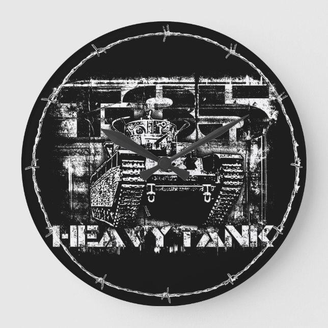 T-35 Round (Large) Wall Clock (Front)