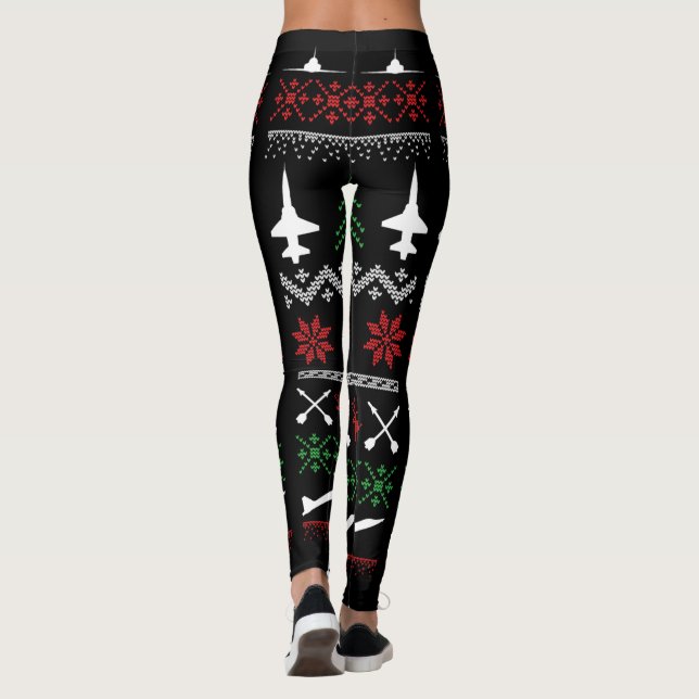 T-38 Christmas Leggings (Back)