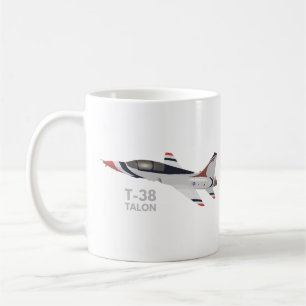 T-38 Talon Jet Trainer Airplane Coffee Mug