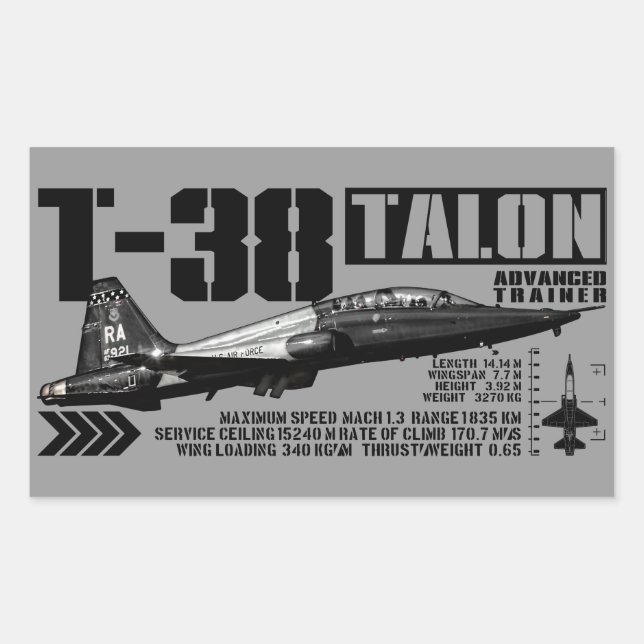 T-38 Talon Sticker (Front)