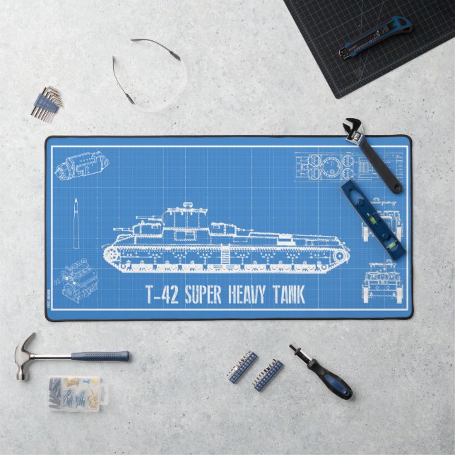 t-42 tank desk mat (Workstation)