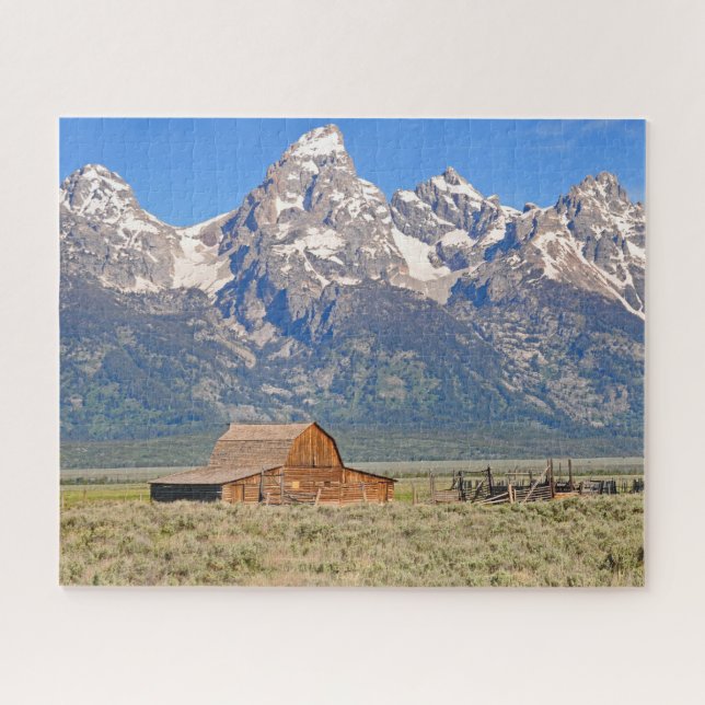 T.A. Moulton Barn Scenic View Grand Tetons Puzzle (Horizontal)