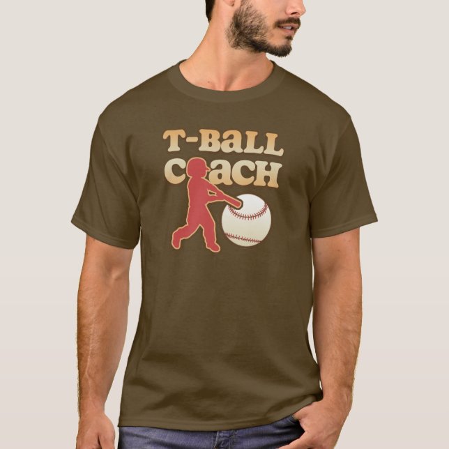 T-Ball Coach T-Shirt (Front)