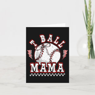 T-ball Mama Game Day Baseball Mom Softball Player Card