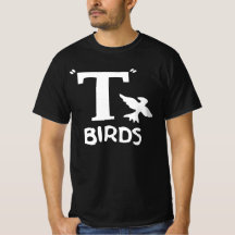 T Birds design sur un t-shirt