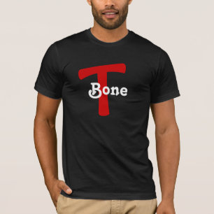 T Bone T-Bone RED MARK DESIGN T-Shirt NICKNAME