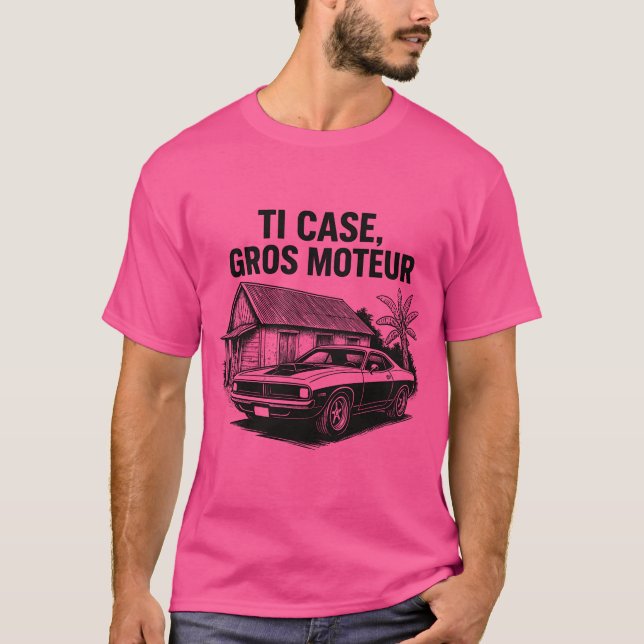 T BOSE LARGE ENGINE N&B T-Shirt (Front)