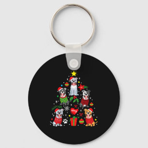 T Bull American Staffordshire Christmas Gift For M Keychain