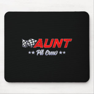 T Crew Aunt Race Car Family Matching Racing Birthd Mouse Pad