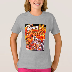 T-Cute Team Fall Raccoon Autumn Season T-Shirt