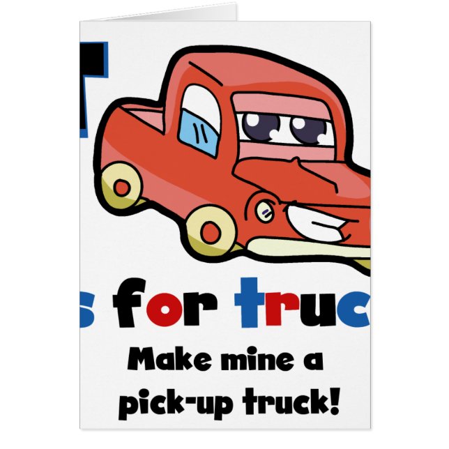 T est pour le camion (Devant)