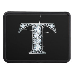 T Faux-"Diamond Bling" Trailer Hitch Cover