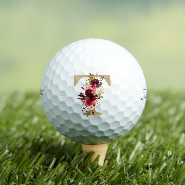 T Floral Golf Balls (Insitu Tee)