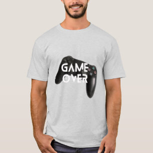 T-Gray T-Shirt with Black PlayStation Controller –