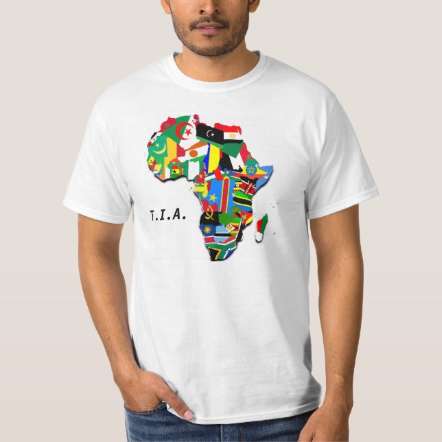 T.I.A. Map Design T-Shirt (Front)