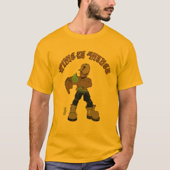 T.I.M. white logo - Customized T-Shirt (Front)