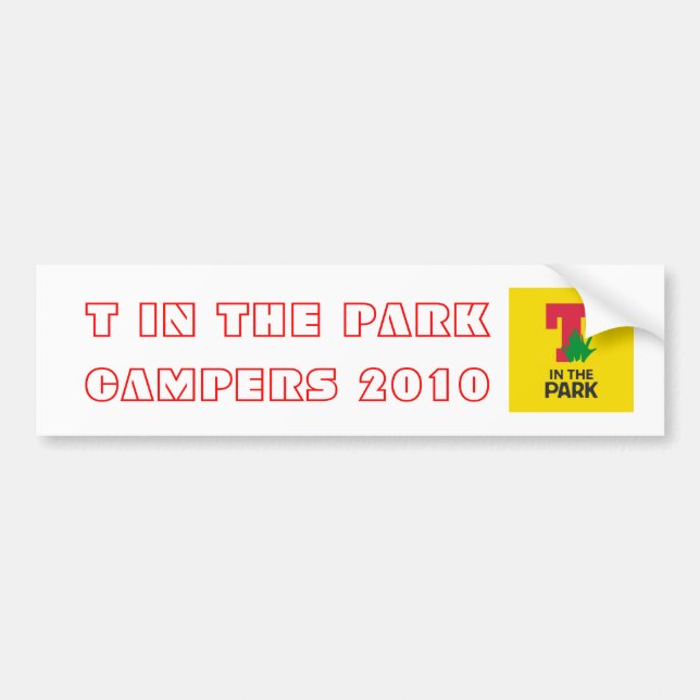 T In The Park Campers Bumper Stickers (Front)