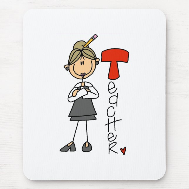 T is for Teacher Mouse Pad (Front)