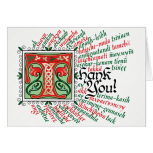 T is for Thank You Card