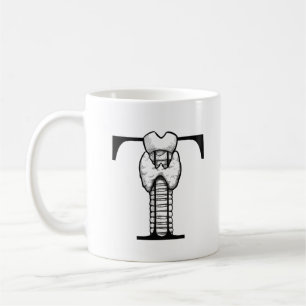 T is for Thyroid (or Trachea) (mug) Coffee Mug