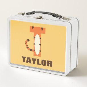 T is for Tigger   Add Your Name Metal Lunch Box
