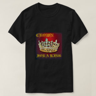T.R.K  GOLD CROWN FRONT TSHIRT