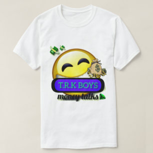 T.R.K MONEY TALKS SMILEY FACE TSHIRT