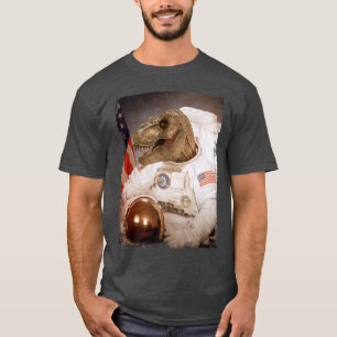 T Re Astronaut Dinosaur Moon Space Mission Astrona T-Shirt