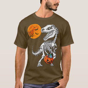 T Re Dinosaur Bones Halloween Costume Skeleton Sca T-Shirt