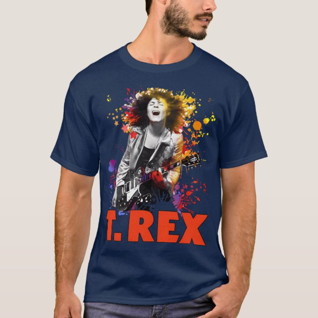 T Re Rock Band Marc Bolan Retro Coolopee boy T-Shirt (Front)