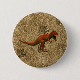 T Rex 2 Inch Round Button