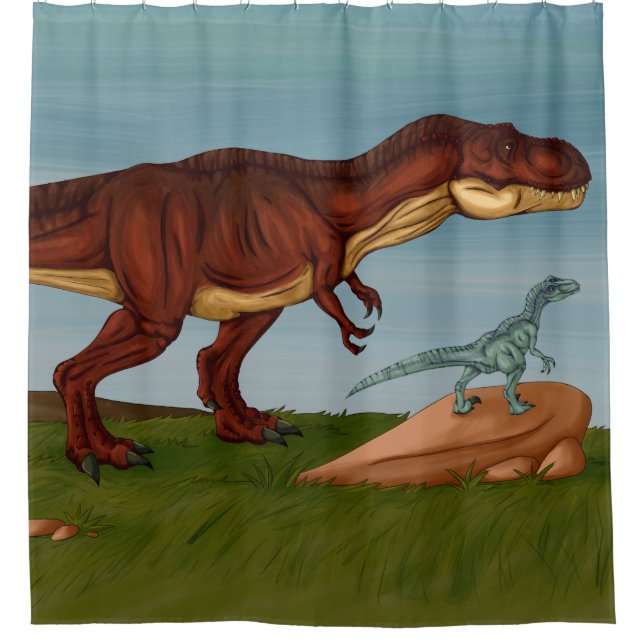 T-Rex and Velociraptor (Front)