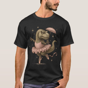 T-Rex Ballerina Shirt – Funny Dinosaur in Tutu