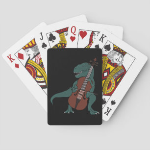 T-Rex Bass Playing Cards