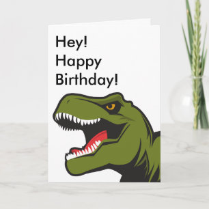 T-Rex Birthday Card