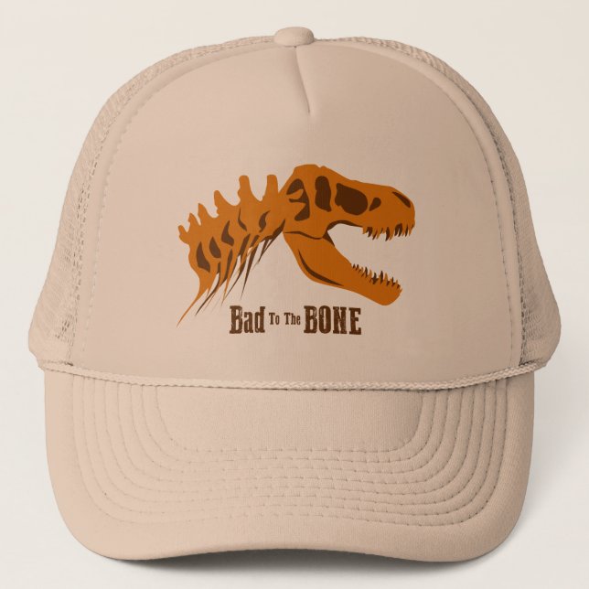 T-Rex Bones Trucker Hat (Front)