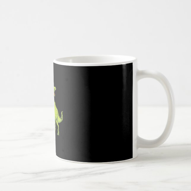 T-rex Boxing  Coffee Mug (Right)